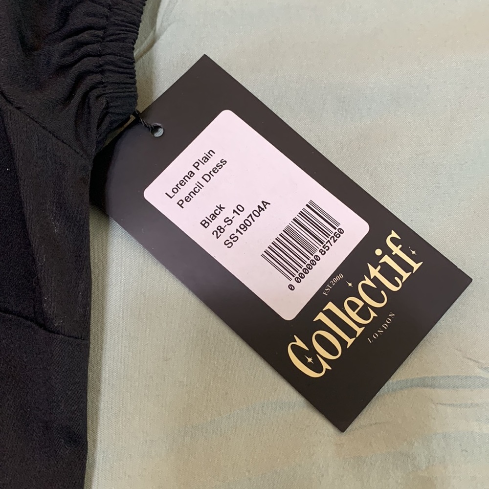Collectif Black Lorena Dress - Picture 3 of 3